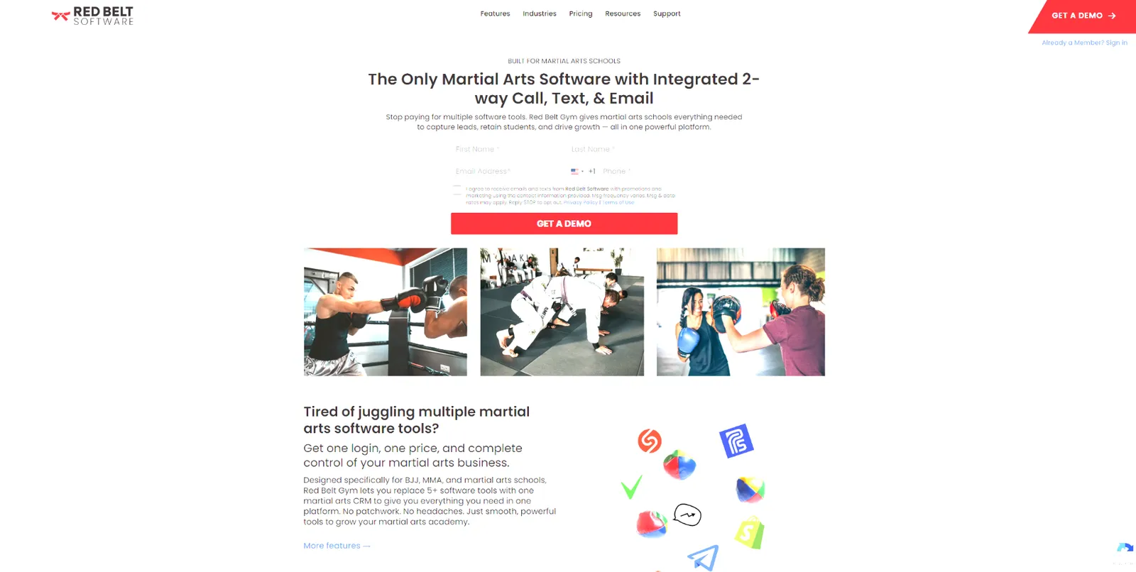 Red Belt Software website